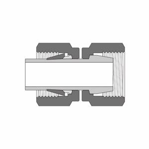 Соединитель для проходного канала HJDJ-GZ12-SS из SS316 HJDJ-GZ12-SS  SS-P-ML12 CPC-12M  