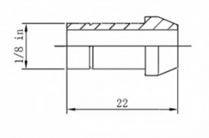 Заглушка цилиндрическая HJBFP-GZ2-SS из SS316 HJBFP-GZ2-SS     LPP2