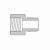 Переходник HJFMJ-RG8-NPT8-SS из SS316 HJFMJ-RG8-NPT8-SS  SS-PA-RG8-NS8   