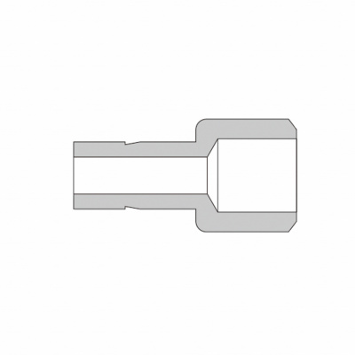 Переходник приварной HJAW-FT6-PB8-SS из SS316 HJAW-FT6-PB8-SS SS-6-TA-1-8W SS-AW-FT6-PB8 SAPW 6T-8P  