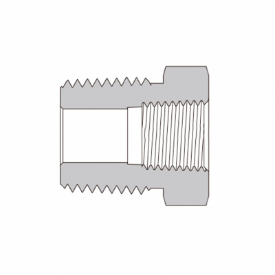 Втулка переходная HJMFJ-NPT4-RT2-SS из SS316 HJMFJ-NPT4-RT2-SS  SS-PRB-NS4-RT2   