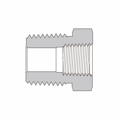 Втулка переходная HJMFJ-NPT8-NPT2-SS из SS316 HJMFJ-NPT8-NPT2-SS  SS-PRB-NS8-NS2 H-SHB 8-2N  