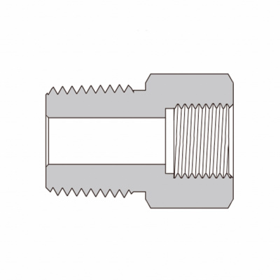 Втулка переходная HJMFJ-NPT12-RG8-SS из SS316 HJMFJ-NPT12-RG8-SS  SS-PRB-NS12-RG8   