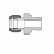 Штуцер с наружной резьбой HJKM-GZ10-MRS12-SS из SS316 HJKM-GZ10-MRS12-SS  SS-CM-ML10-MRS12   