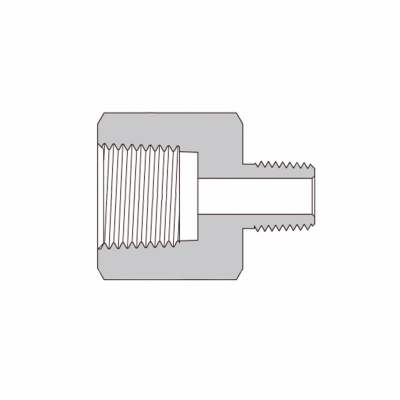 Переходник HJFMJ-RT16-NPT16-SS из SS316 HJFMJ-RT16-NPT16-SS  SS-PA-RT16-NS16   