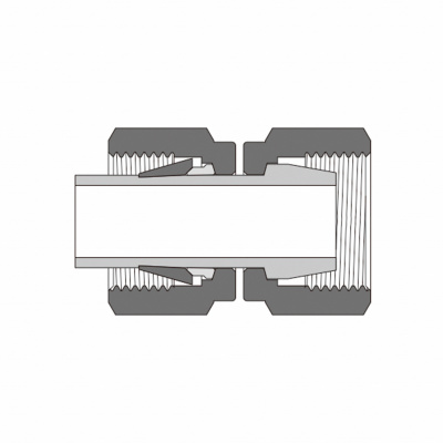 Соединитель для проходного канала HJDJ-GZ10-SS из SS316 HJDJ-GZ10-SS  SS-P-ML10 CPC-10M  