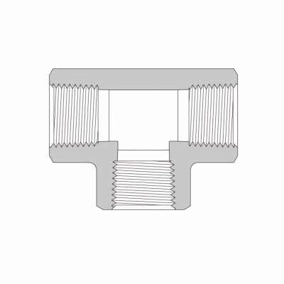 Тройник с внутренней резьбой HJFT-NPT6-SS из SS316 HJFT-NPT6-SS  SS-PT-NS6 H-STA-6N  